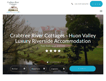 Tablet Screenshot of crabtreerivercottages.com